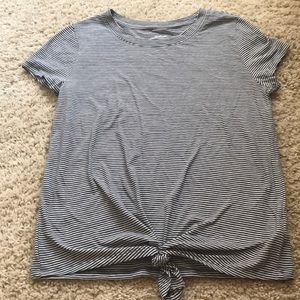 Striped short sleeve T-shirt